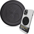 Mob Armor Magnet Flex Plate - Magnetic Phone Mount for iPhone, Android, Wireless Charging Compatible- 2mm Thick Rubber Magnetic Plate -