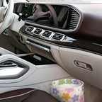 Cute Flowers Floral Car Trash Can Collapsible Garbage Can,Hanging Trash Bag Water Proof with Suitable for Storage for Car Interiors,Home
