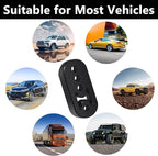 Exhaust Rubber Hanger, rubber muffler hangers. Rubber Insulator Bushing Mount, rubber exhaust mounts with 4 Holes 0.47 Inch, 
