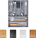 Kitchen Silverware Drawer Organizer and Storage Organizador Small De Cucharas y Tenedores Cubiertos Para Gavetas Cocina Para 