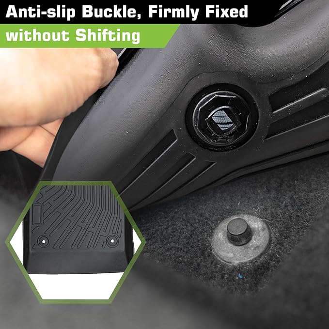 Floor Mats for Chevy Cruze 2011-2015 & Cruze Limited 2016, Heavy Duty TPE Waterproof Non-Slip All Weather Protection Custom, Floor Mats & Cargo Liner
