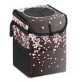 Car Trash Can – Multi-Purpose, Lightweight and Portable with Durable Water-Resistant Coating, No Installation Required, Practical and Ample Capacity, Variety of Colors.Pink Falling Petals
