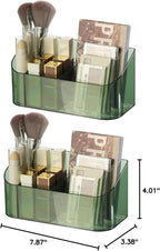 SUNFICON 2 Pack Makeup Trays Organizers Holders Cosmetic Display Cases Tabletop Desktop Vanity Countertop Bathroom Wall Cabin