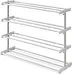 Whitmor 4 Tier Expandable Shoe Rack - Gray