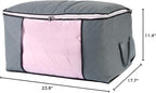 combocube 4 Pack Comforter Storage Bag and 3 Pack Clothes Storage Bins