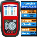 Autel AutoLink AL439 OBD2 Scanner, 2024 OBD2/EOBD Code Reader & Electrical Testing Diagnostic Scan Tool, I/M Readiness, Reads