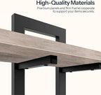 HOOBRO Floating Shelves, 15 Inch Wall Shelf Set of 4, Wall Mounted Storage Shelves 2-Tier, Hanging Bathroom Shelves, for Livi
