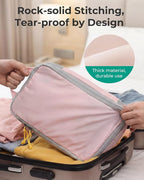 BAGSMART 6 Set /4 Set/2 Set Compression Packing Cubes for Travel, Lightweight Luggage Organizer Bags, Durable Space Saver Bag
