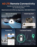 70mai Dual Dash Cam Front and Rear 4K, Car Camera for Cars with Sony IMX678, STARVIS 2 Night Vision, 4G LTE, AI Motion Detect