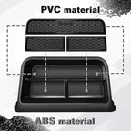 Muslogy Dashboard Storage Organizer Fits For 2020-2025 2026 Toyota Corolla & 2022-2026 Corolla Cross Accessories Non-Slip Insert Behind Screen for 8-inch Touch Screen (Black)