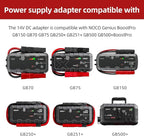 56W 14V AC/DC Adapter Charger Cable for NOCO Jump Starter Compatible with NOCO GB70 GB150 GB250+ GB251+ GB500 GB500+ Genius Boost Ultra Safe Lithium Jump Starter Battery 14V 56W Power Adapter Cord ﻿