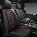 NS YOLO Leather Car Seat Covers,Universal Fit for Most Cars,SUVs and Sedans,Waterproof Luxury Leatherette Cushions, 5 Seats P