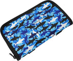 Car Tissue Holder Car Visor Organizer Tissue Box Holder for Car Sun Visor Organizer with Car Vehicle Accessories Essentials Interior for Women Men Bright Blue Marine Shark