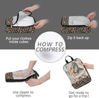 7 Pcs Compression Packing Cubes for Travel, Waterproof Suitcase Luggage Backpack Organizer with Toiletry Bag Travel Essential
