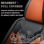 Coverado Seat Covers, Car Seat Covers Front Seats, Leather Seat Covers for Cars, Waterproof Automotive Seat Covers Car Seat P