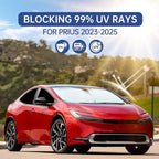 6pcs Car Window Shades for Toyota Prius 2023 2024 2025, Full Car Window Covers for Privacy, Sunshades for Prius Front Rear Windshield Side Windows to Block UV and Protect Privacy