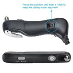 Digital Tire Pressure Gauge 150 PSI – 5-in-1 Emergency Tool for Cars, Trucks & Bikes – Includes Seatbelt Cutter, Window Breaker, LED Flashlight & Red Safety Light - 1 Pack