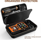 FOXWELL NT301 OBD2 Scanner Live Data OBDII Diagnostic Code Reader Tool & Portable Carrying Case for OBD2 Scanners & Battery