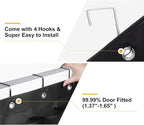MISSLO 35 Large Pockets Over the Door Shoe Rack for Door Sturdy Oxford Over the Door Shoe Organizer Closet Hanging Shoe Holde
