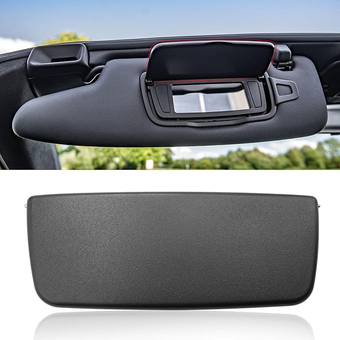Jaronx Compatible with Porsche Sun Visor Mirror Cover, Left/Right Sun Visor Vanity Mirror Cover Replacement Compatible with Boxster Cayman 981/718 2014-2025, Compatible with Carrera 911 2012-2025