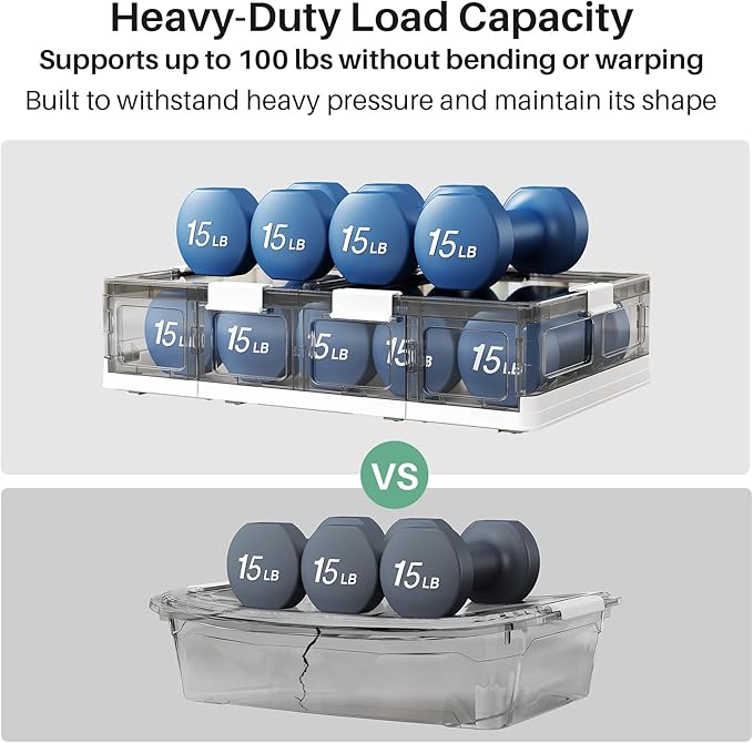 Kitstorack 2 Pack Plastic Under Bed Storage Bins with Lids and 8 Pre-installed Wheels,Rolling Low Rrofile Under bed Container