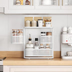 3-Tier Rotating Bathroom Counter Organizer, Vanity Tray for Makeup & Skincare, Countertop Spice Rack Storage, Space-Saving Sh