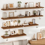 Vivelove 10 Inch Deep Floating Shelves 36 inch Long, 36 x 10 Wide Wall Shelves with Invisible Brackets, for Bedroom Bathroom 