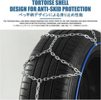 Snow Chains For Car Tires，Zip Tie Tire Chains，Easy To Install Without Tools, Suitable For Suvs, Pickup Trucks, And Light Vehi