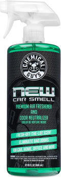 Chemical Guys New Car Smell Premium Air Freshener & Odor Eliminator - Fresh Interior Scent Spray for Cars, Trucks, SUVs, RVs,