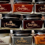 Saphir Medaille d'Or Pommadier Cream 75ml – Natural Cream Leather Shoe Polish, Leather Conditioner for Boots, Handbags