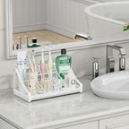 Toothbrush Holder Instant-Dry Organizer - Bathroom Countertop Organizer Kids Electric Toothbrush Toothpaste Holders - 7 Slots