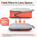 Veken 9/11 Set Compression Packing Cubes for Travel Essentials,Compressible Expandable Large Luggage Suitcase Organizer Bags 
