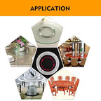 Aluminium Alloy Turntable Bearing, Heavy Duty Swivel Turntable Lazy Susan Rotating Bearing Turntable Round Dining Table Smoot