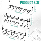 Coume 6 Pcs Pegboard Screwdriver Holders Organizer Pegboard Plier Holders Stainless Steel Peg Board Tool Utility Hooks Access
