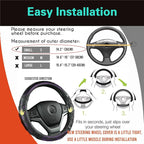 PINCTROT Small Size Steering Wheel Cover Great Grip with 3D Honeycomb Anti-Slip Design, 14 Inch (Purple)