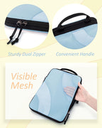 BAGSMART Compression Packing Cubes, 6 Set/4 Set/2 Set Travel Packing Cubes for Carry on Suitcases, Compression Suitcase Organ