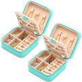 Neveika Jewelry Box with Mirror,Small Jewelry Organizer Box，Travel Jewelry Case for Women，Gift Jewelry Boxes for Female Girls