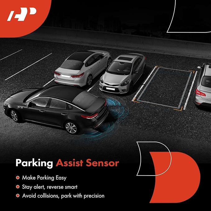 A-Premium 4-PC Front and Rear Outer Reverse Backup Parking Assist Sensor Compatible with Select Toyota Models - Sienna 2006 2