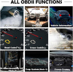 OBD2 Scanner Diagnostic Tool - Check Engine Light Code Reader, Reset Function, Data Stream, I/M Readiness, Full Features, Modes