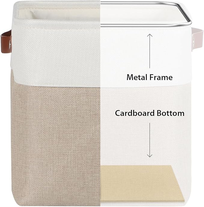 Kntiwiwo Fabric Storage Cubes 10.5”x10.5”x11” Cube Storage Bins for Closet Organizers and Storage Shelves Foldable Storage Bi