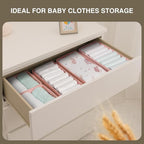 DIMJ Drawer Organizers for Clothing, Set of 8 Dresser Drawer Organizers, Fabric Closet Organizers and Storage, Drawer Divider