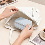 Greenfeather Jewelry Travel Case, PU Leather Travel Jewelry Organizer Box,Small Portable Jewellery Storage Holder for Women R