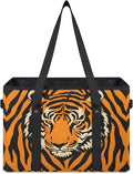 Reusable Grocery Bags Heavy Duty Shopping Bags Foldable Large Tote Bags with Long Handles & Hard Bottom