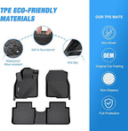 Nilight TPE Floor Mats for Honda CRV (CR-V) 2017 2018 2019 2020 2021 2022,All Weather Custom Fit Heavy Duty Floor Liners