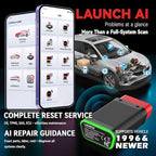 LAUNCH AIOBD Bluetooth OBD2 Scanner - Full System Diagnostics, AI Explains Faults Simply, Parts/Labor/Cost Estimates, Works