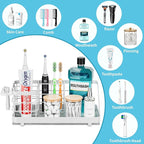 Toothbrush Holders Instant-Drying Organizer - Bathroom Countertop/Wall Mounted Electric Toothbrush Holder - Toothbrush Head T
