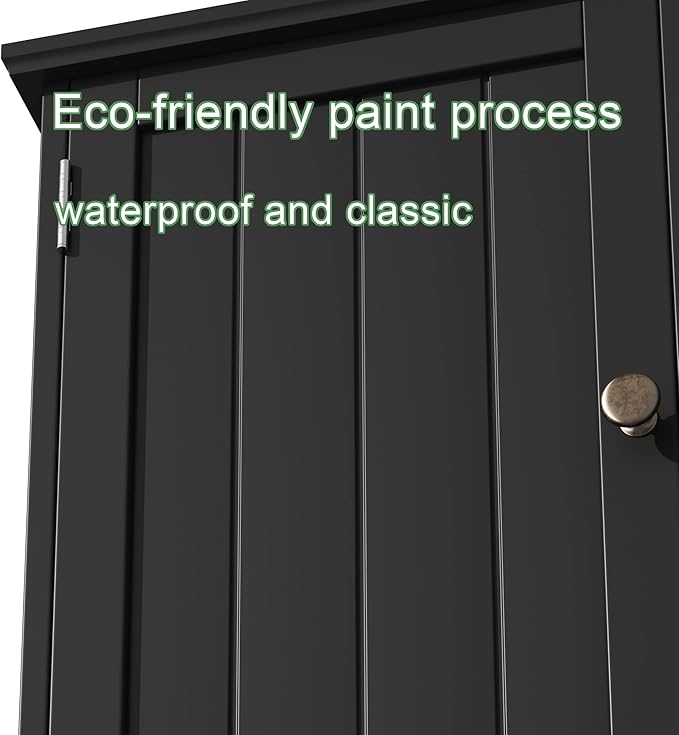 ChooChoo Bathroom Cabinet Wall Mounted 2-Door with 3 Open Shelves， Wooden Medicine Cabinets with Adjustable Shelf，Space Saver