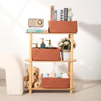 MiniArk Small Storage Baskets for Organizing | Closet Organizer Bins | Shelf Toy Basket | Woven Rope Baskets | Cube Decorativ