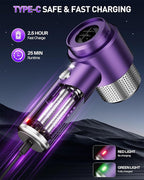 EYYA Handheld Car Vacuum Cleaner Cordless 135P-S02
