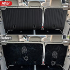 2nd Backrest Mat for 2018-2025 2026 Volkswagen VW Atlas (Not for Cross Sport)-All Weather TPE Seat Back Cover Protection Kick Mats for 2025 VW Atlas SE SEL Peak Edition Accessories-7 Seats